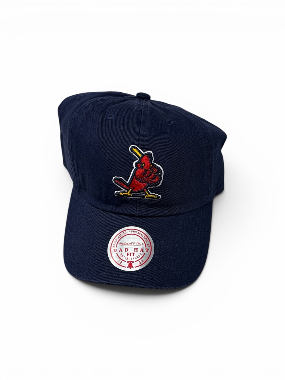 St Louis‎ Cardinals Mitchell & Ness Logo Adjustable Dad Hat Cap